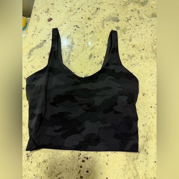 Lululemon Align Tank — Black Camo — Size 6 - WORN - Picture 7 of 9